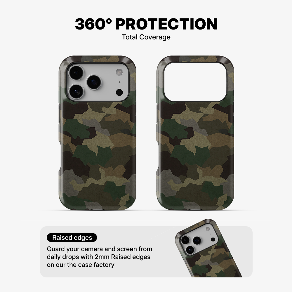 Tropical Green Camo Phone Case