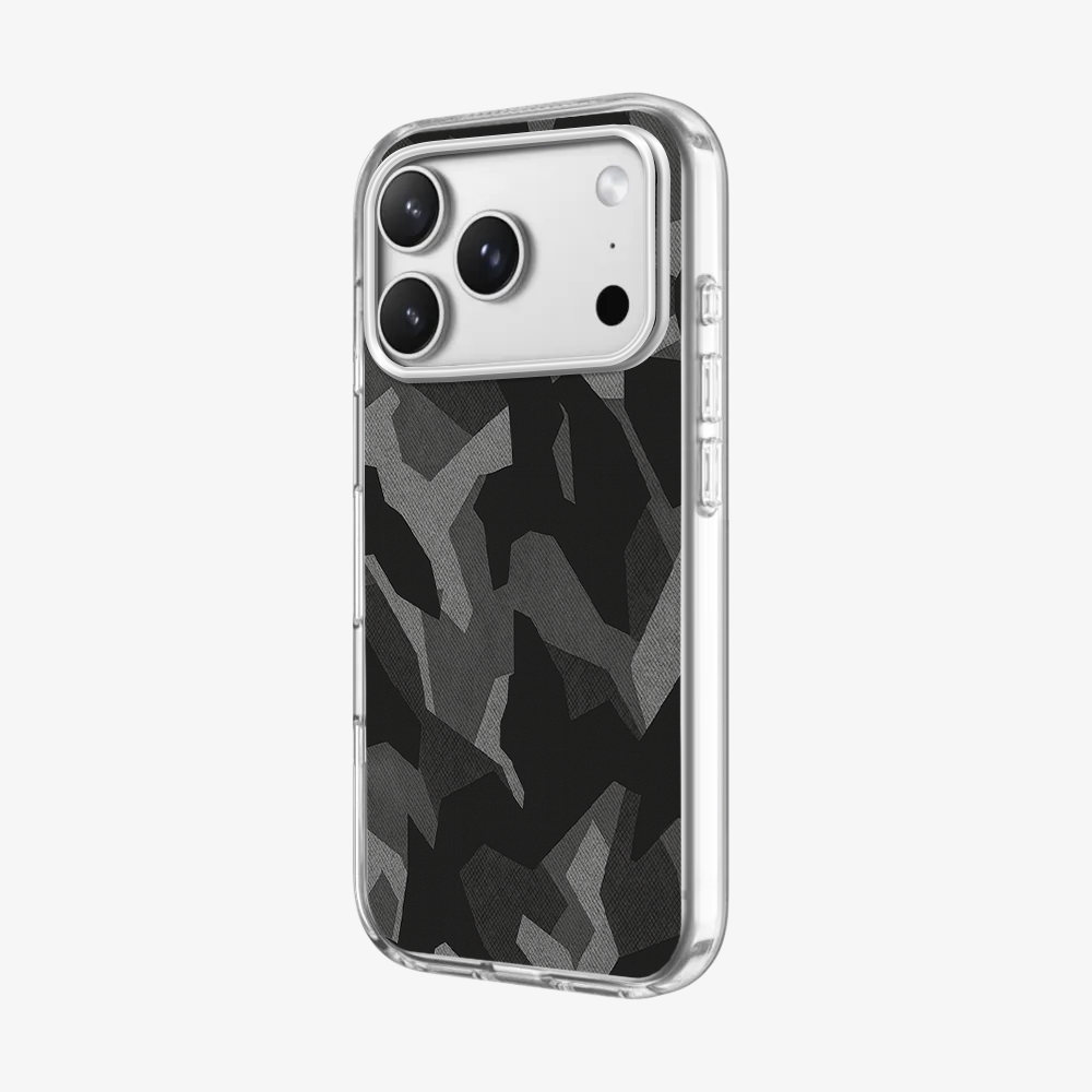 Night Black Camouflage Phone Case