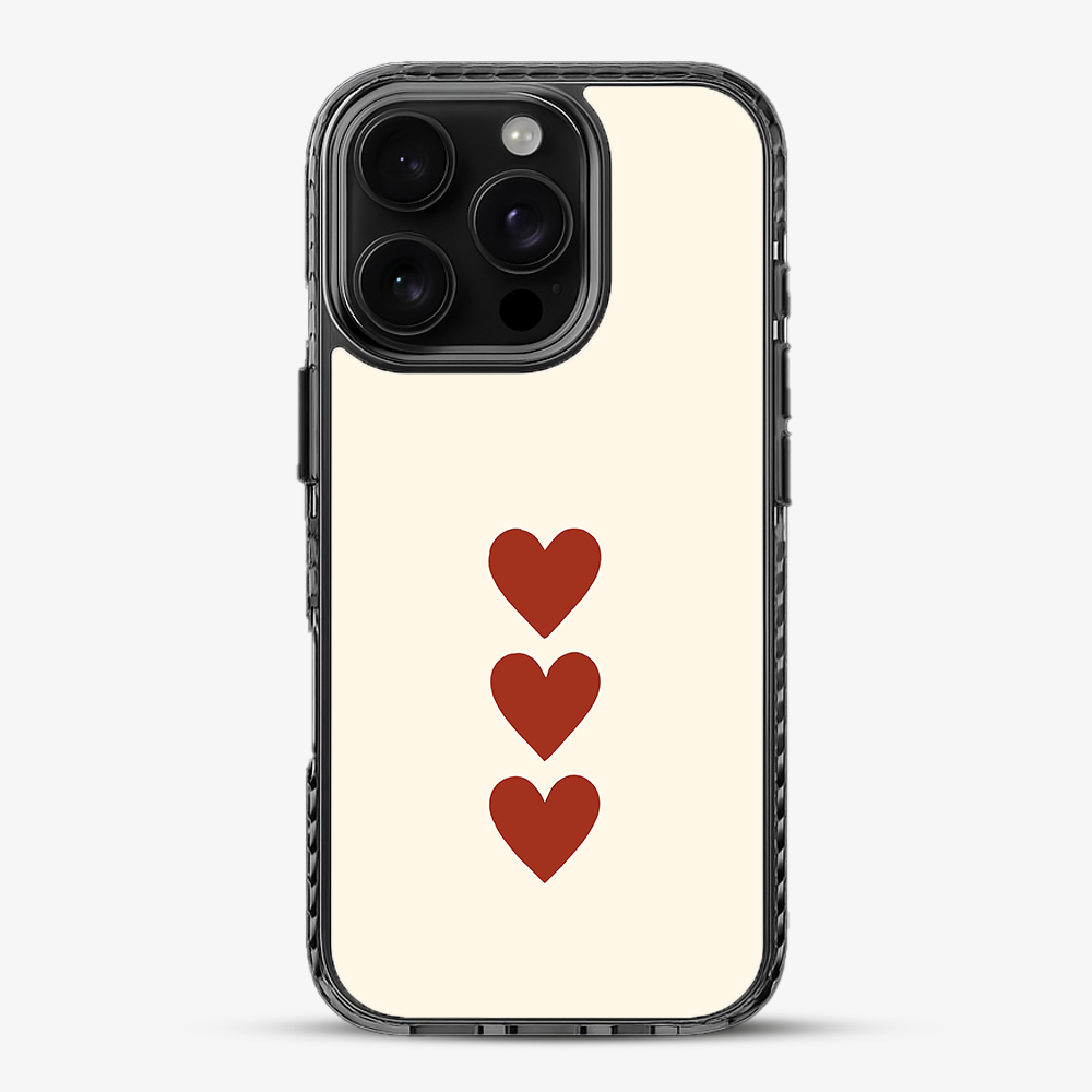Three Hearts Phone Case