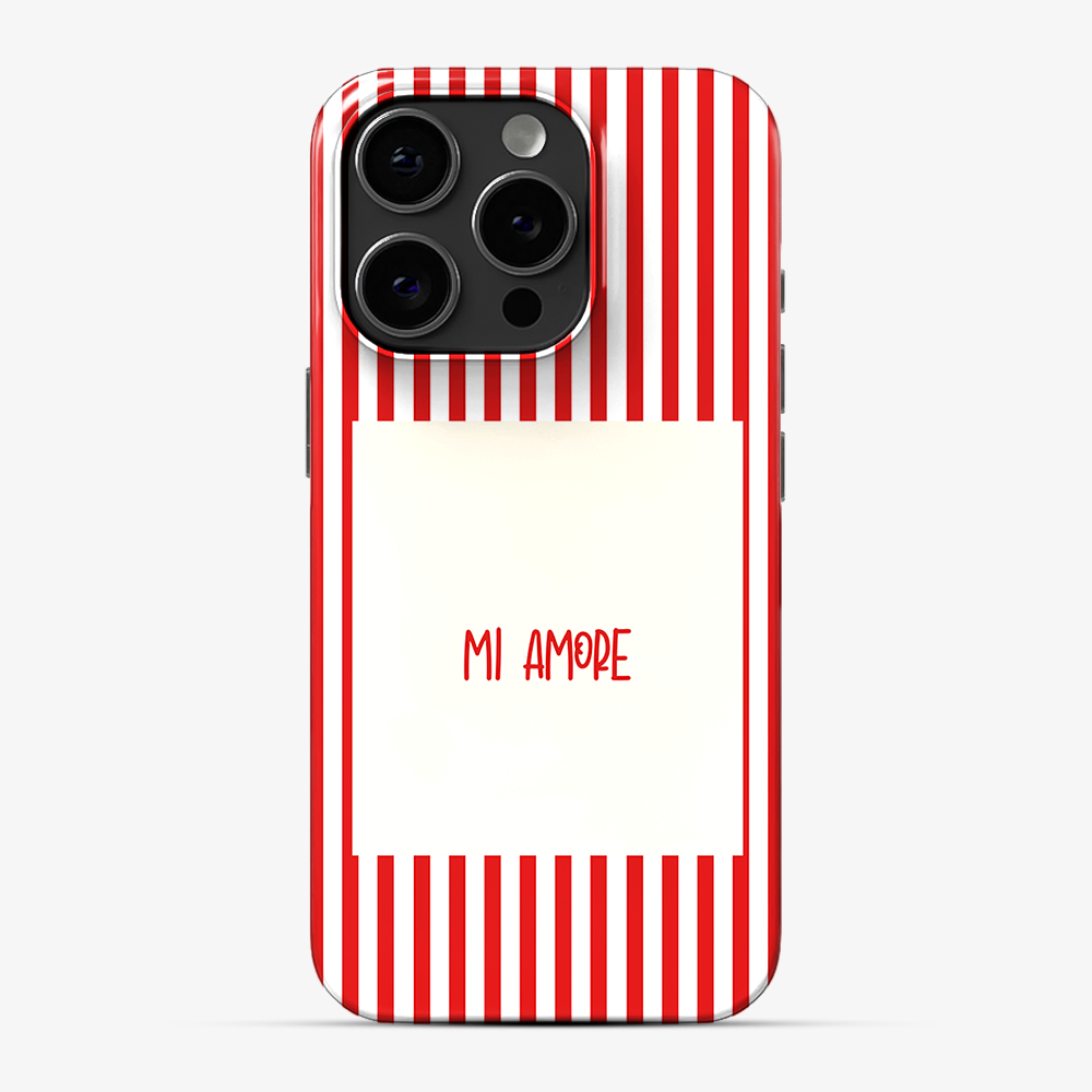 Mi Amore Red Phone Case