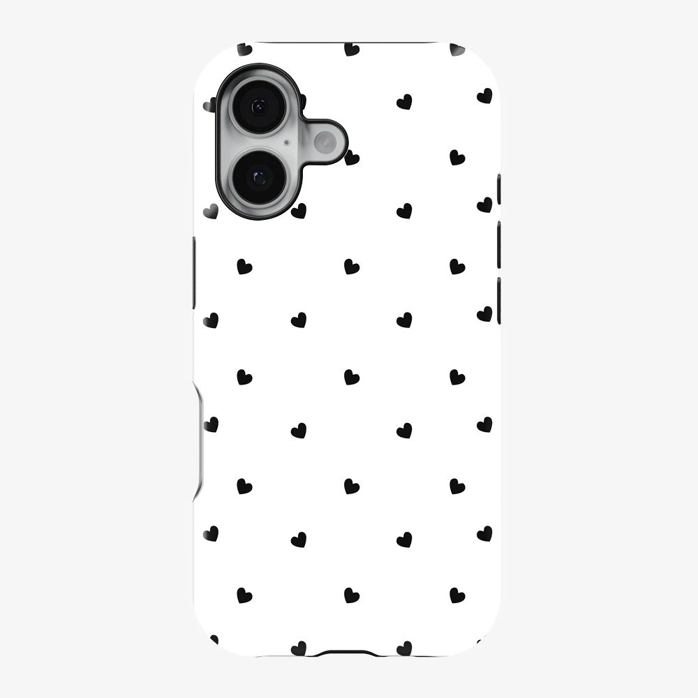Black Heart Phone Case