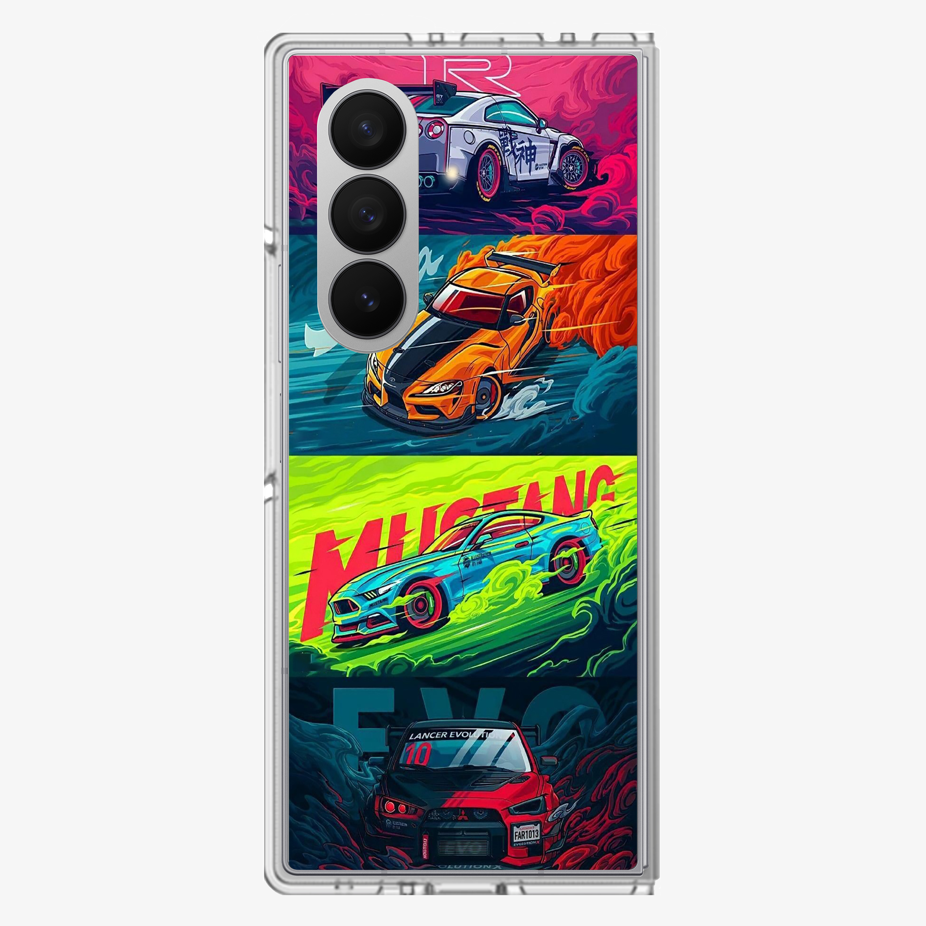 Car | Two Samsung Z Fold Phone Case