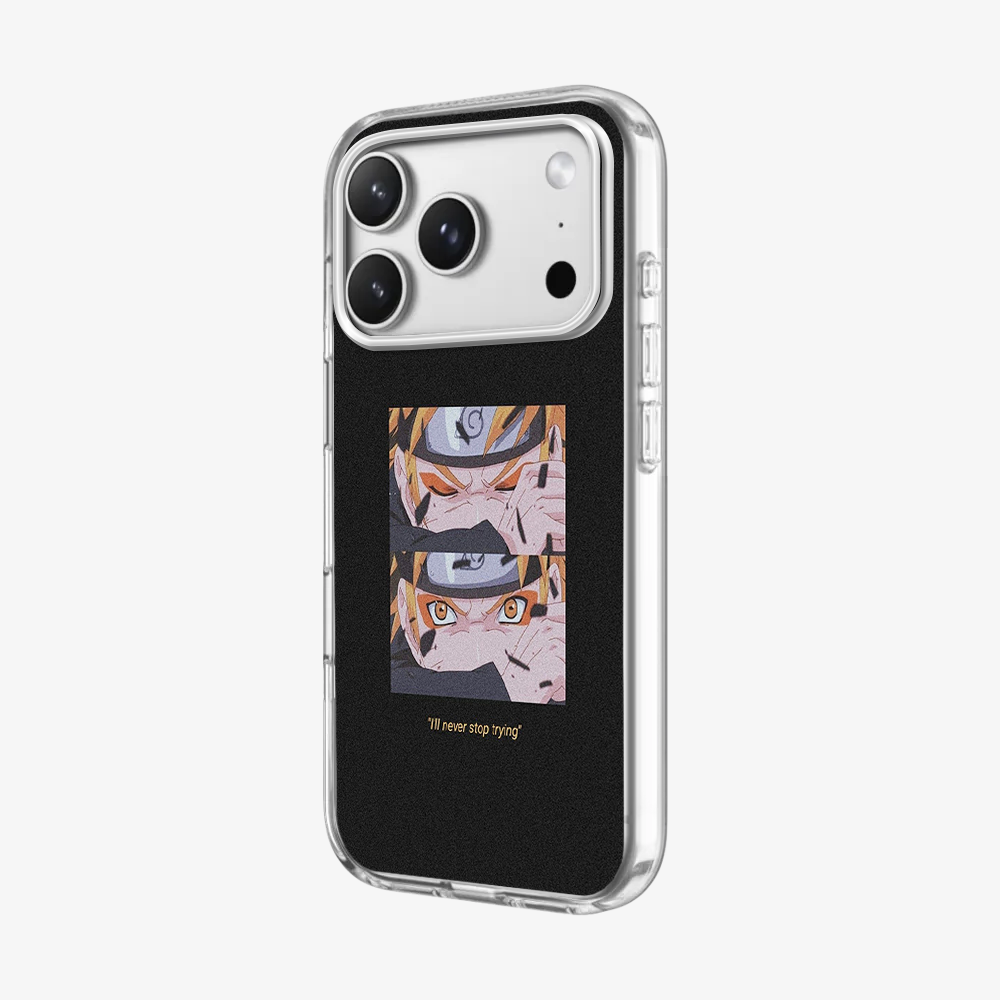 Anime Naruto Never Stop Trying Phone Case