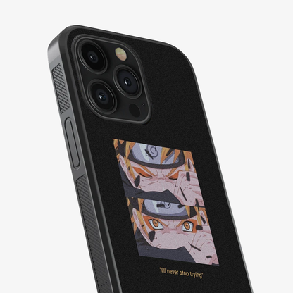 Anime Naruto Never Stop Trying Phone Case
