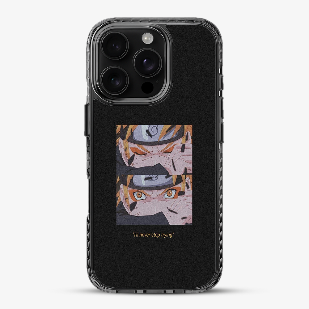 Anime Naruto Never Stop Trying Phone Case