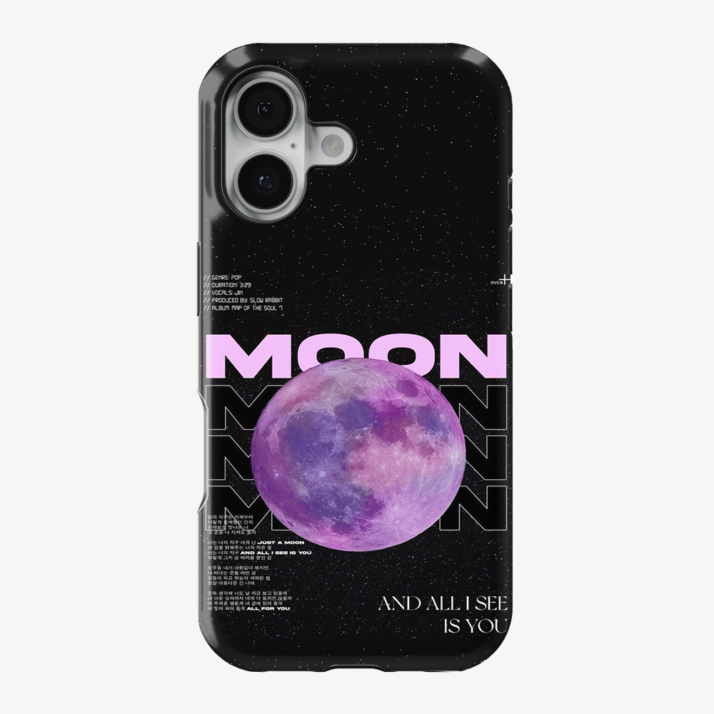 You and the Moon Phone Case