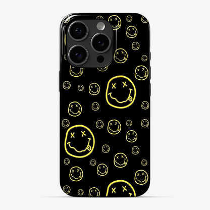Smiley Black Phone Case