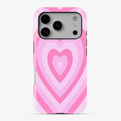 Y2K Pink Hearts Phone Case