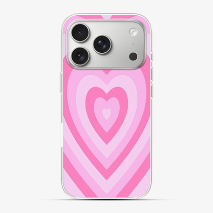 Y2K Pink Hearts Phone Case