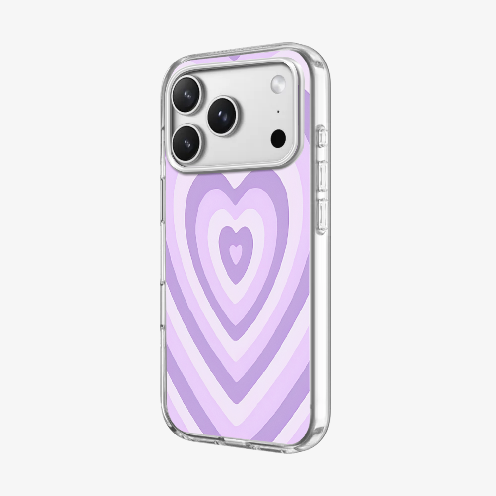 Y2K Purple Hearts Phone Case