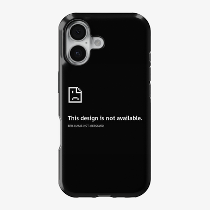 Design Not Found Phone Case
