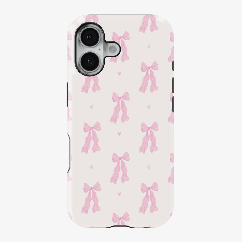 Coquette Pink Bow Phone Case