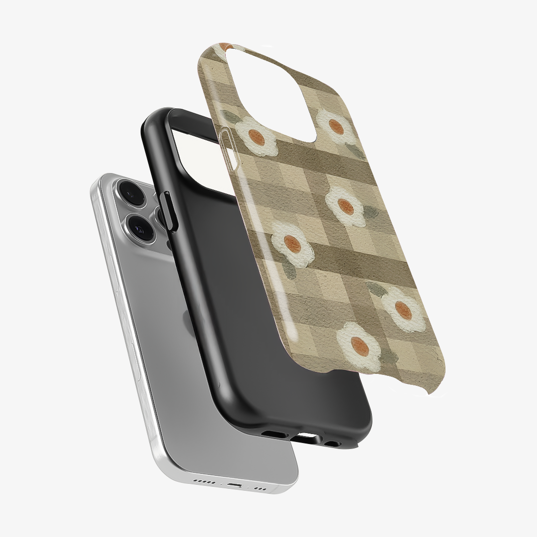 Checkered Flower Phone Case