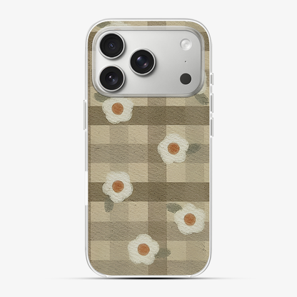 Checkered Flower Phone Case