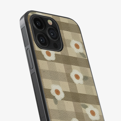 Checkered Flower Phone Case