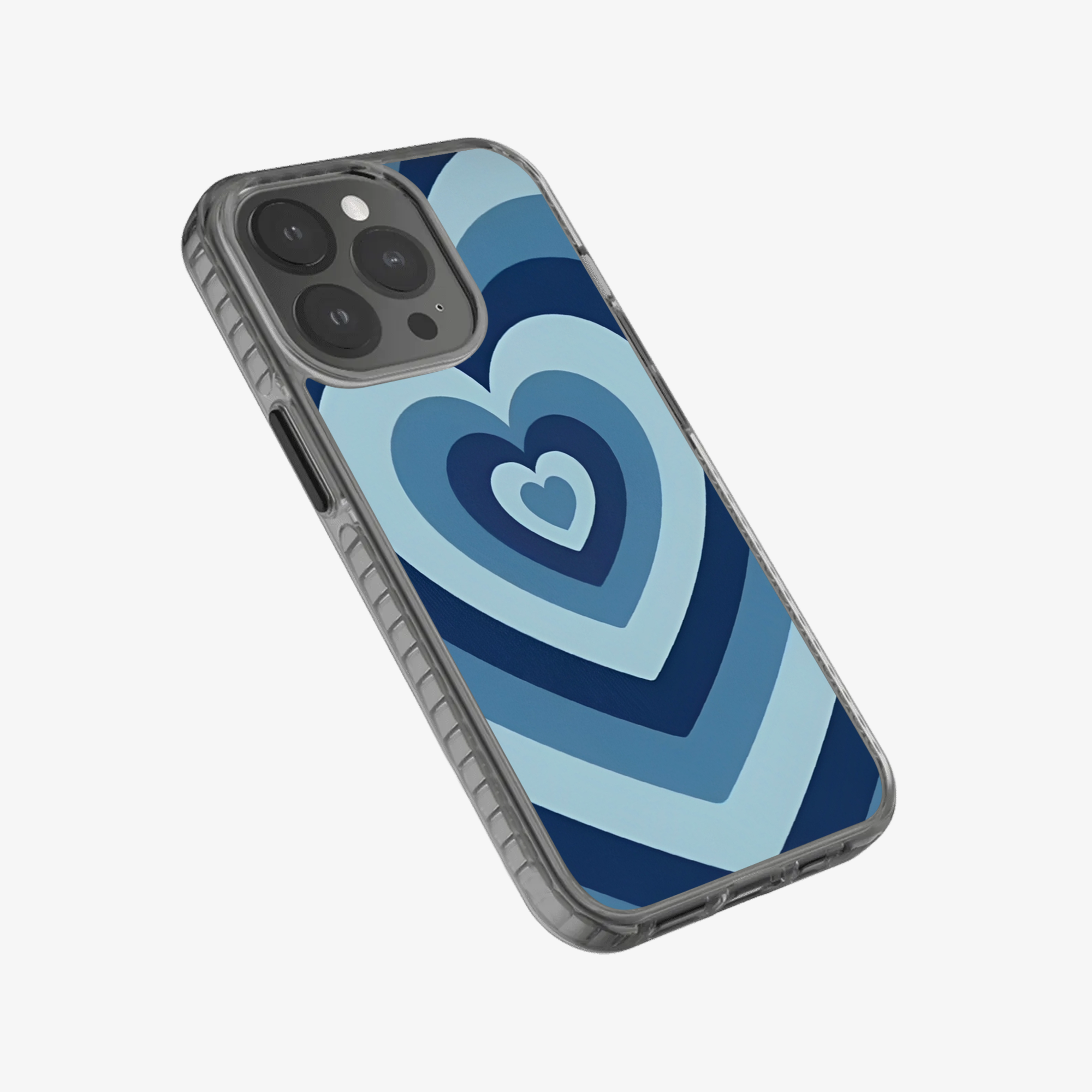Blue Y2K Hearts Case