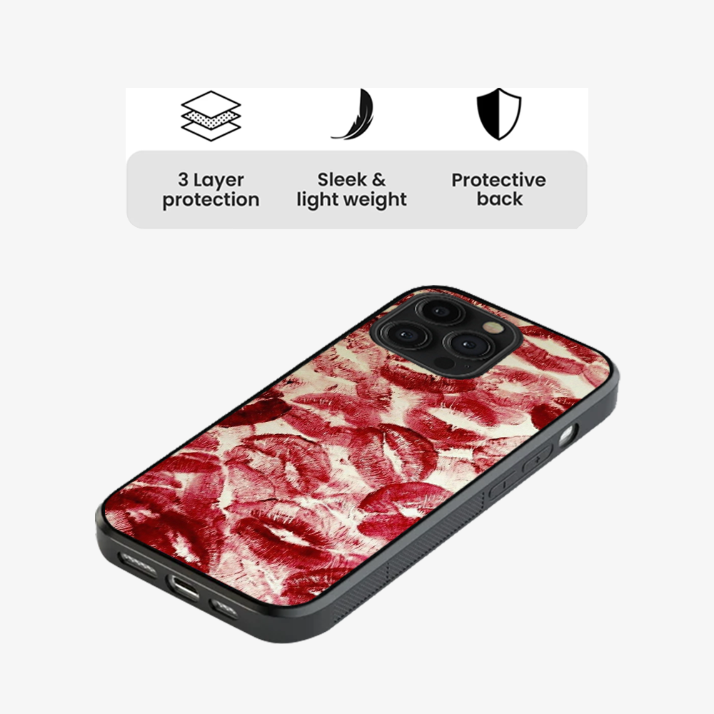 Red Lips Pattern Phone Case