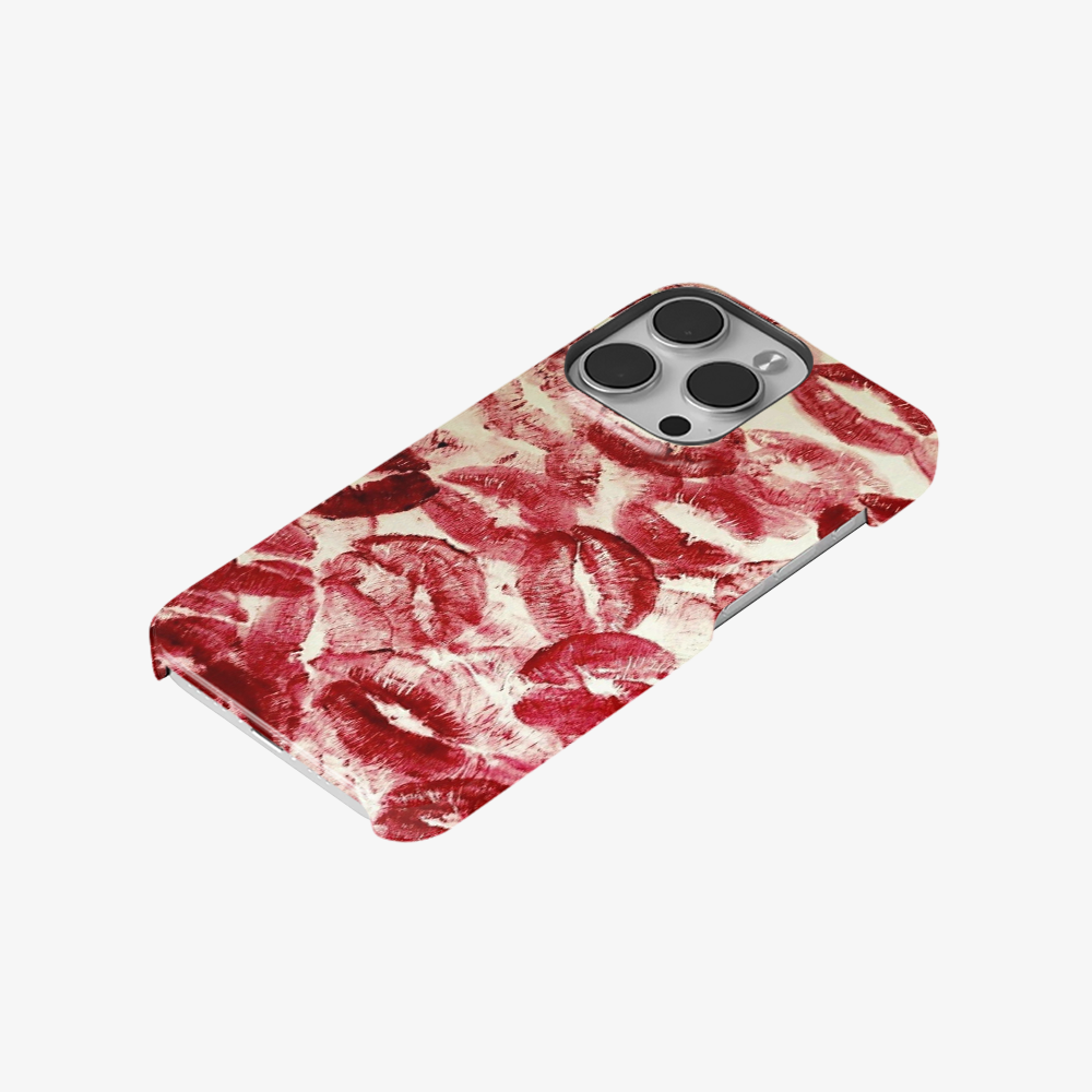 Red Lips Pattern Phone Case