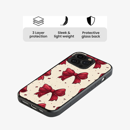 Bow And Heart Phone Case