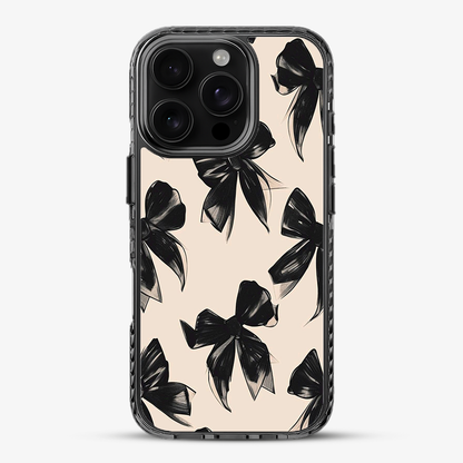 Coquette Black Bow Phone Case