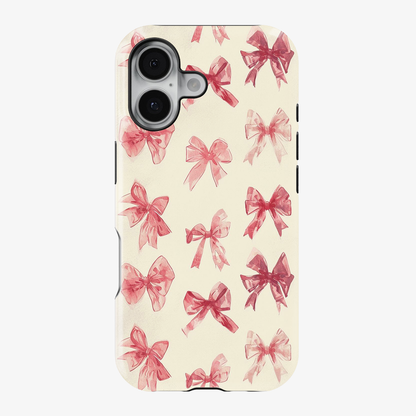 Coquette Sketchy Bow Phone Case