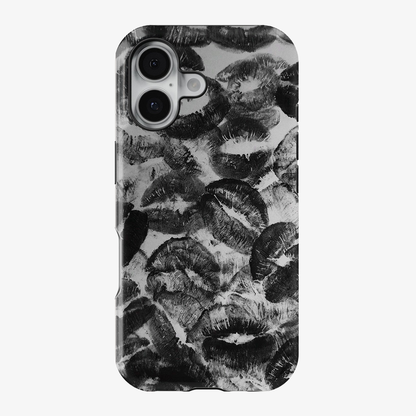 Black Lips Pattern Phone Case