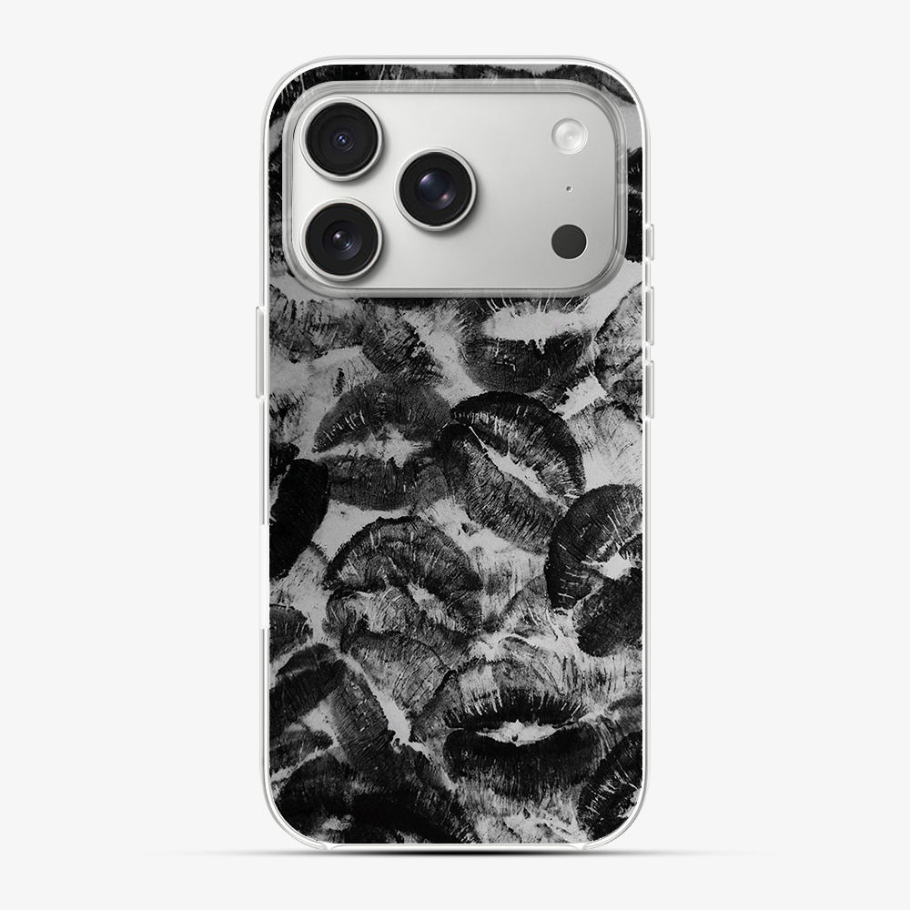 Black Lips Pattern Phone Case