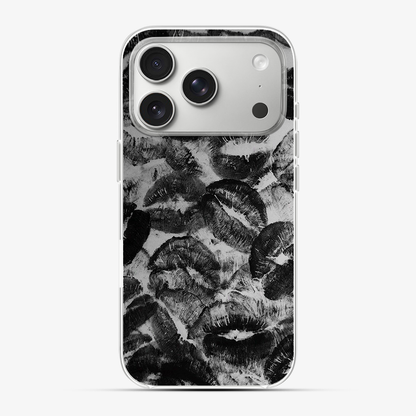 Black Lips Pattern Phone Case