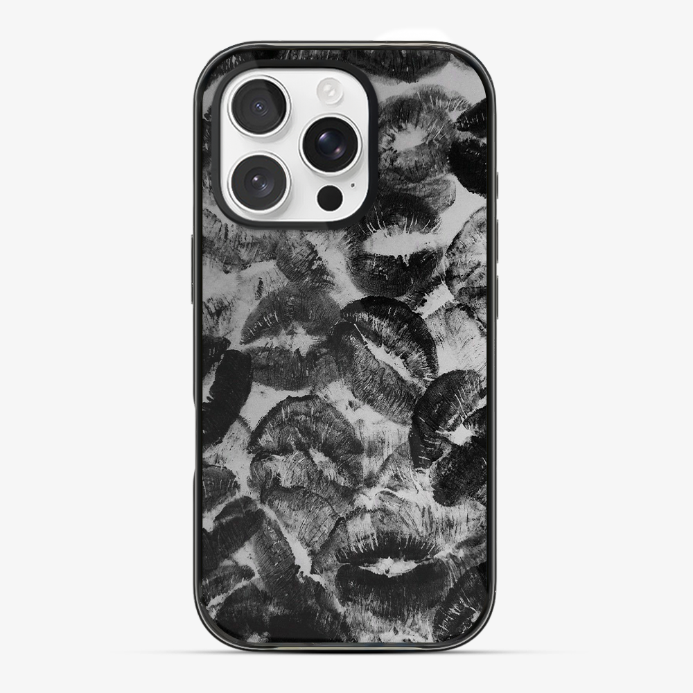 Black Lips Pattern Phone Case