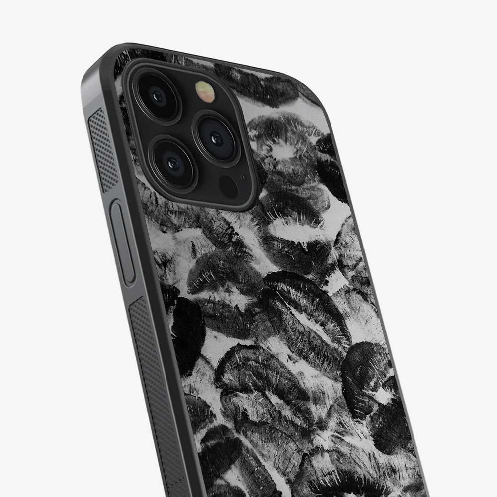 Black Lips Pattern Phone Case