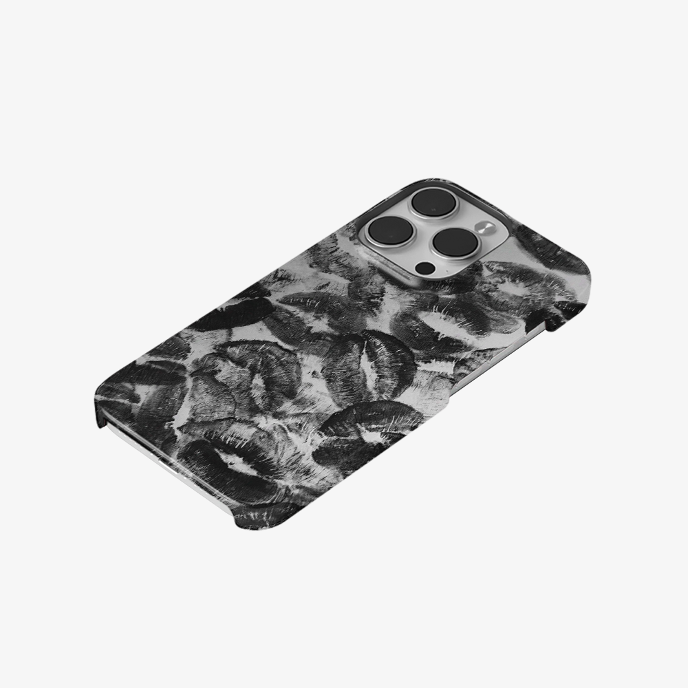 Black Lips Pattern Phone Case
