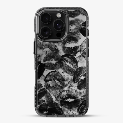 Black Lips Pattern Phone Case