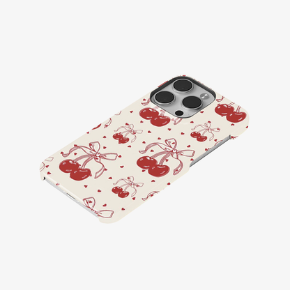 Cherry And The Bow Phone Case