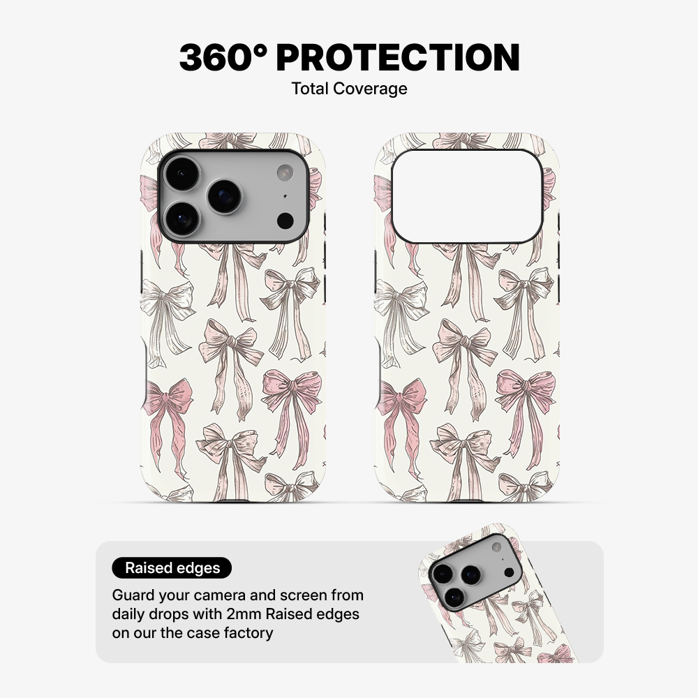 Coquette Tall Bow Phone Case