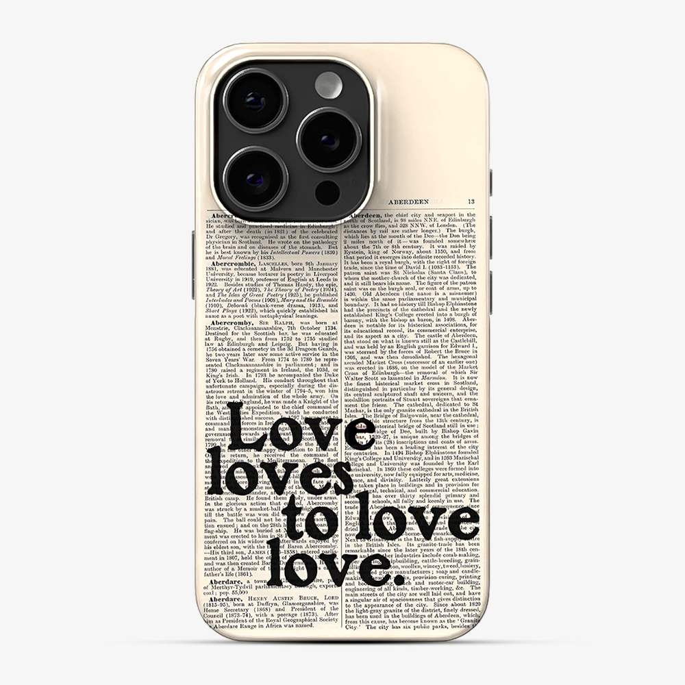 Love Loves to Love Phone Case