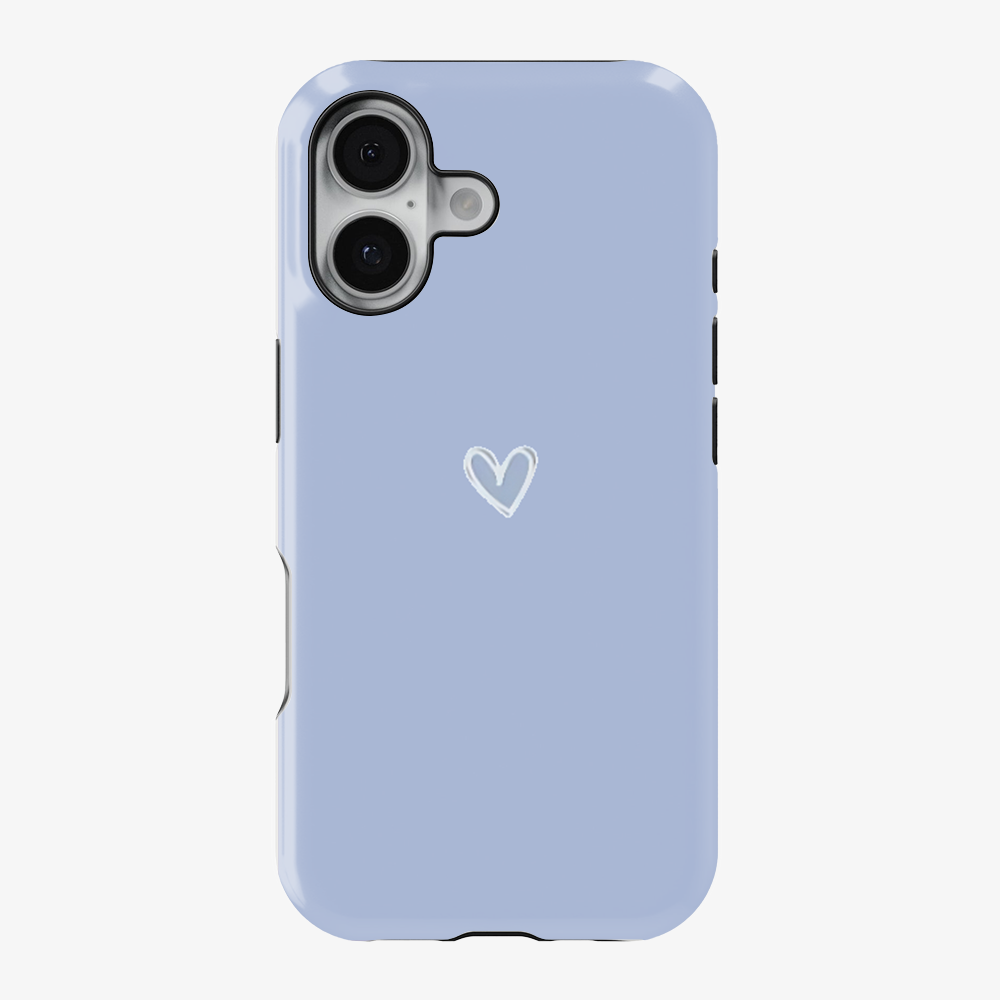 Blue Heart Phone Case