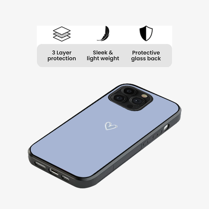 Blue Heart Phone Case