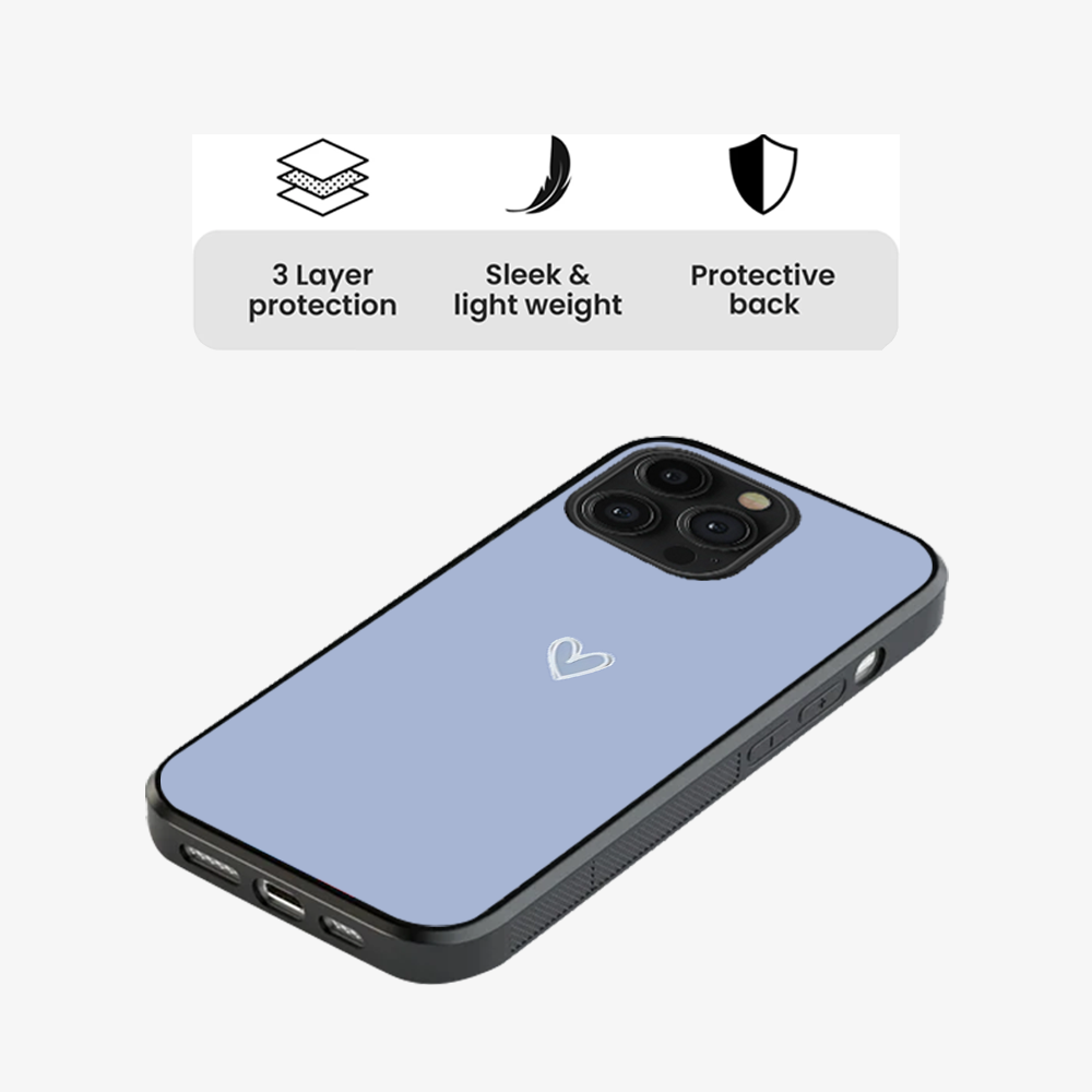 Blue Heart Phone Case