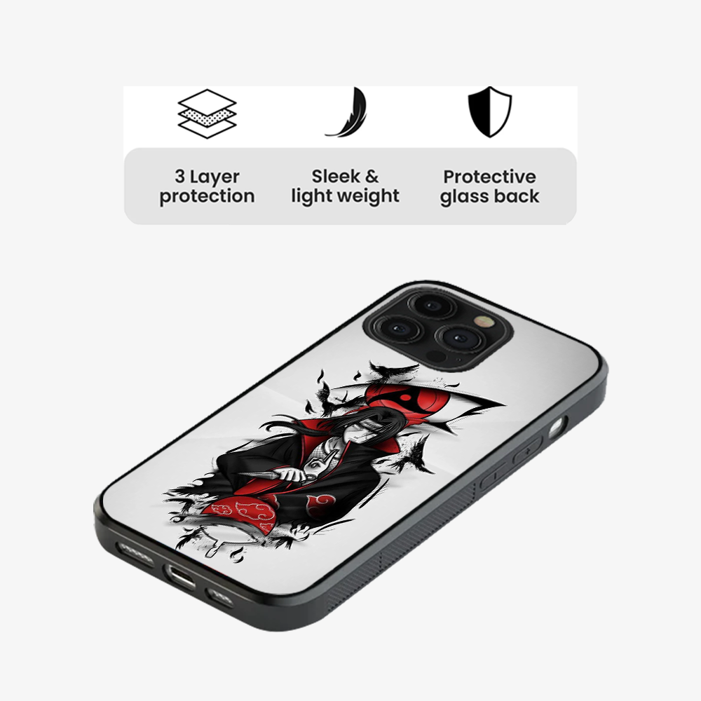 Itachi Sharingan Anime Phone Case