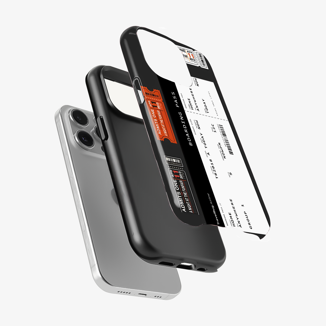 Boarding Pass Phone Case