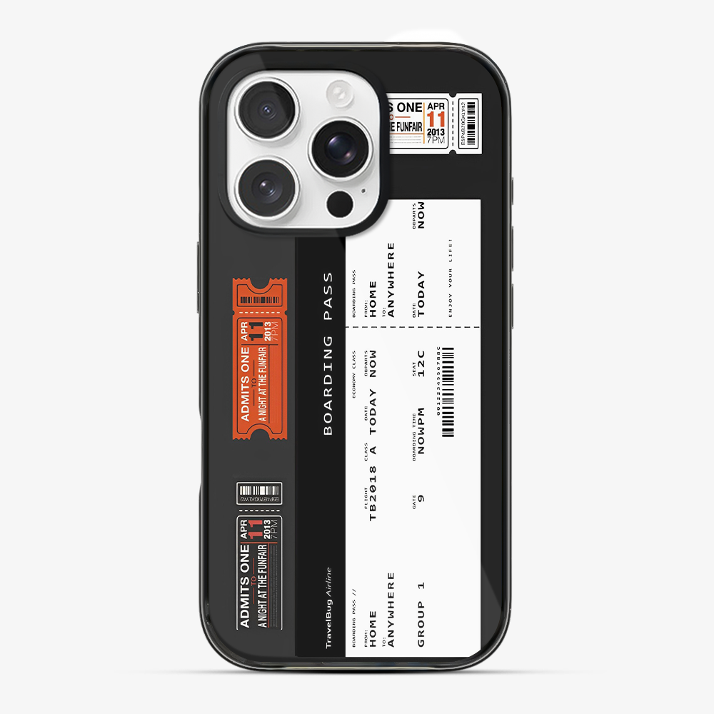 Boarding Pass Phone Case