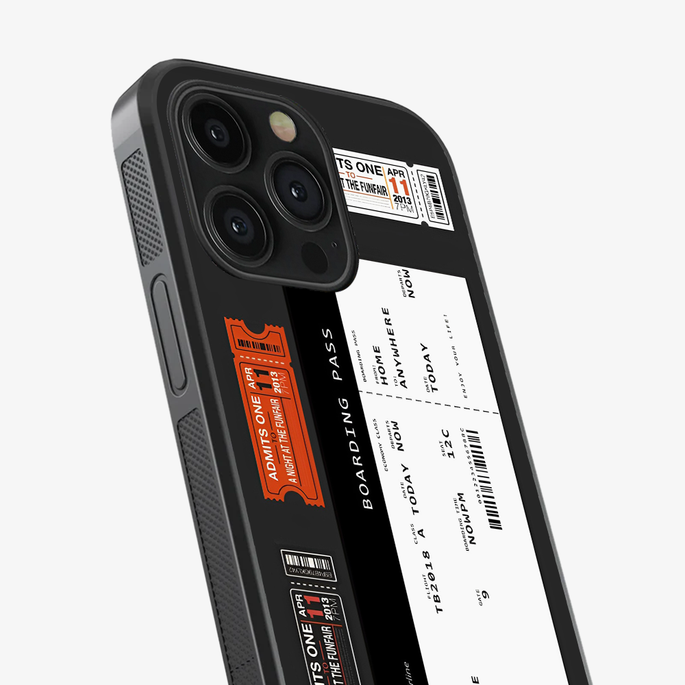 Boarding Pass Phone Case