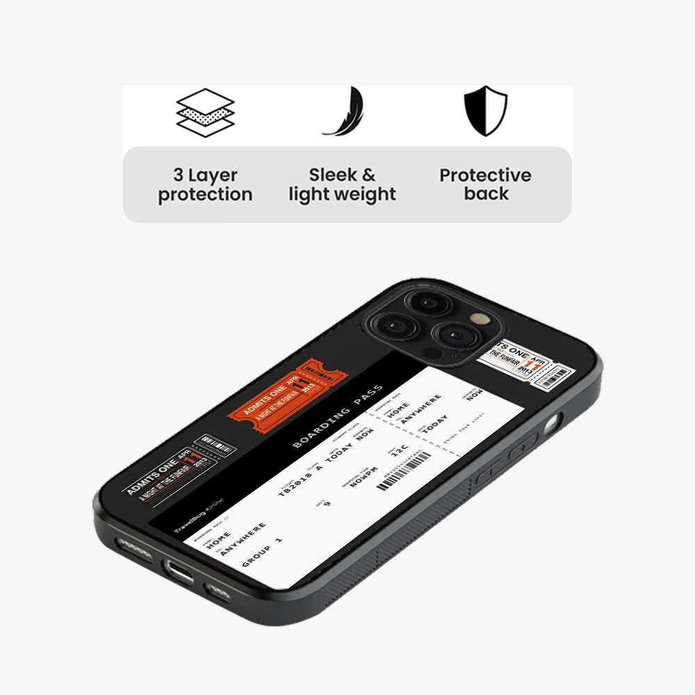 Boarding Pass Phone Case