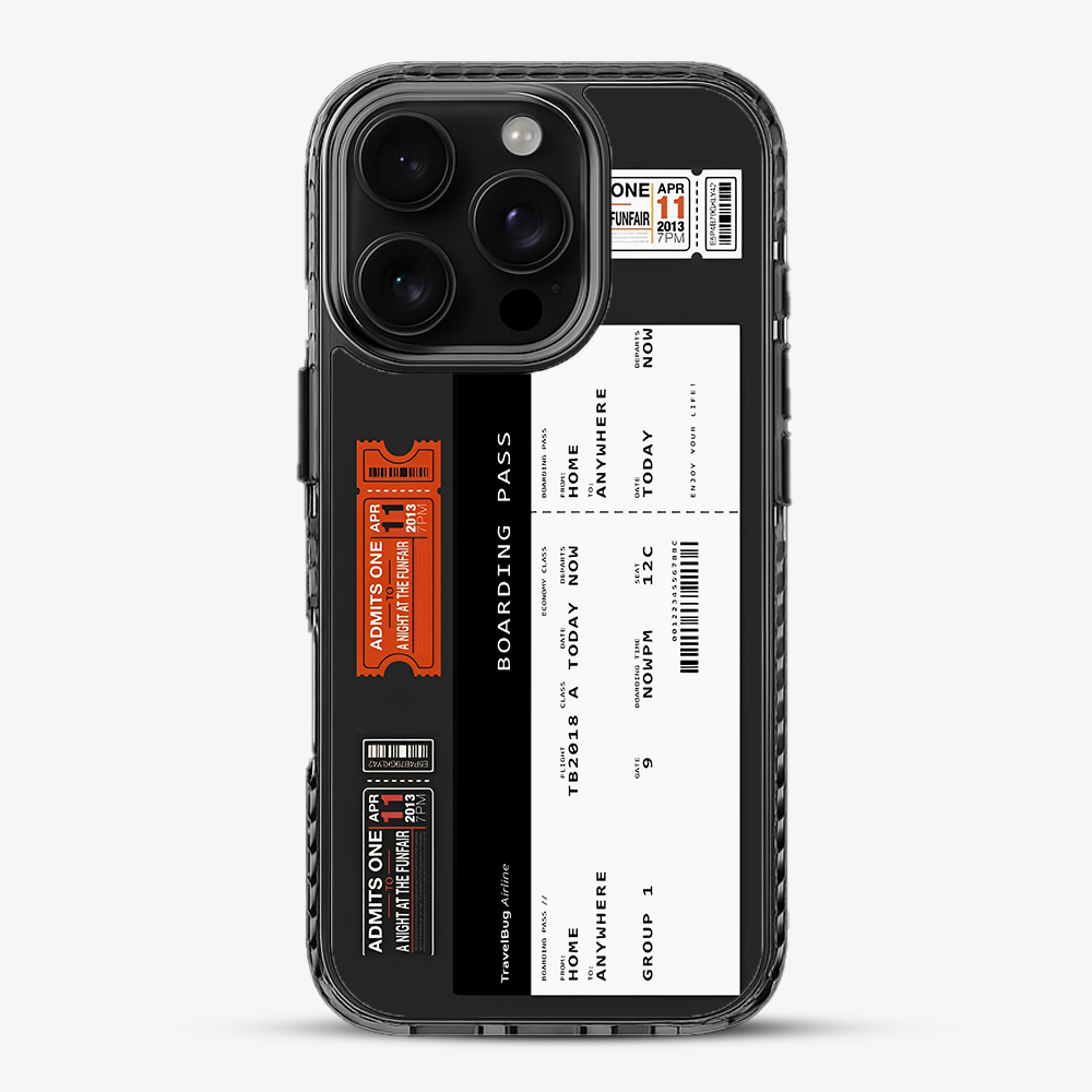 Boarding Pass Phone Case