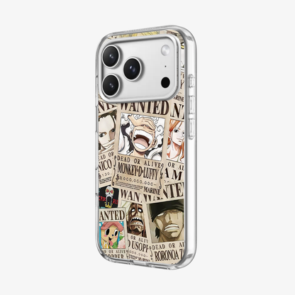 Wanted One Piece Luffy Anime Phone Case