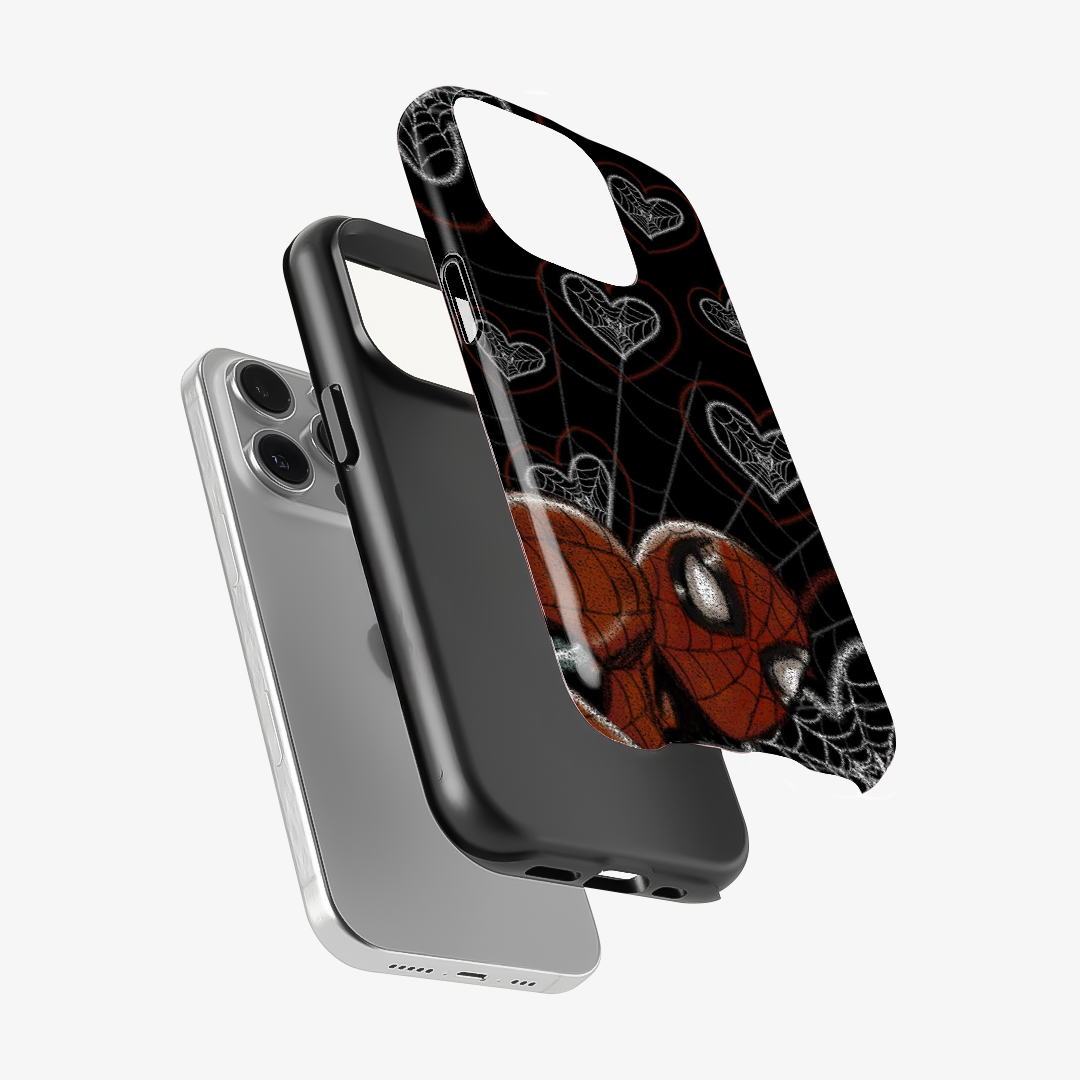 Spiderman Web-Heart Phone Case