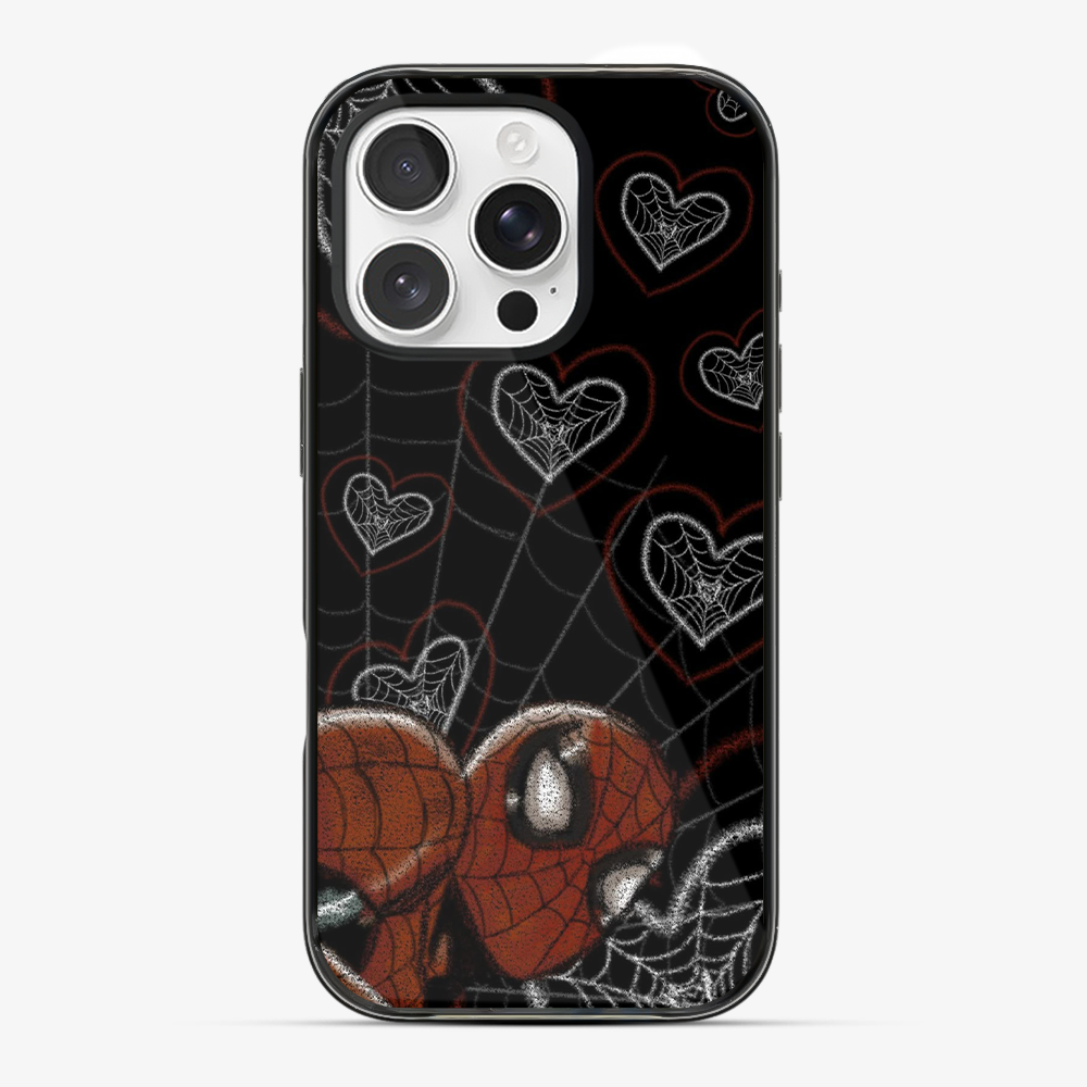 Spiderman Web-Heart Phone Case