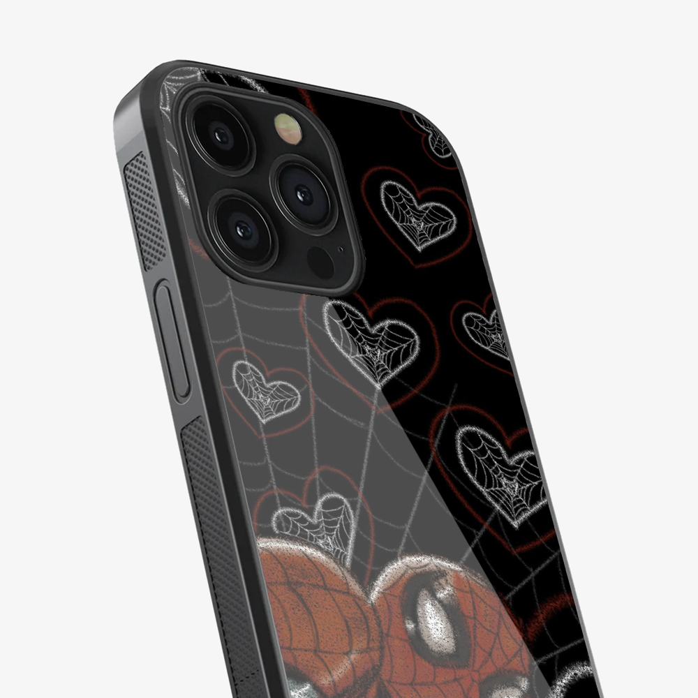 Spiderman Web-Heart Phone Case