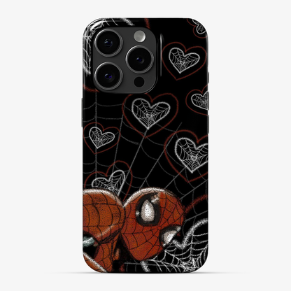 Spiderman Web-Heart Phone Case