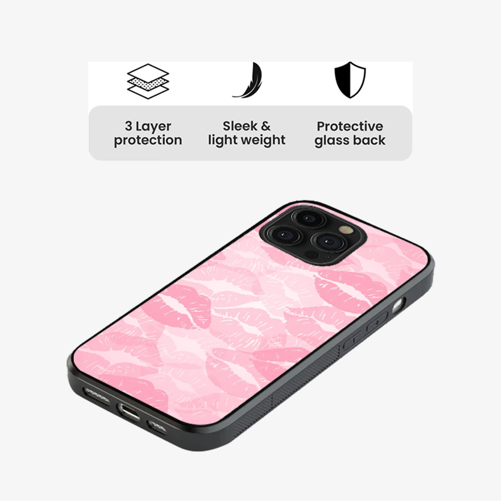 Pink Lips Pattern Phone Case | Two